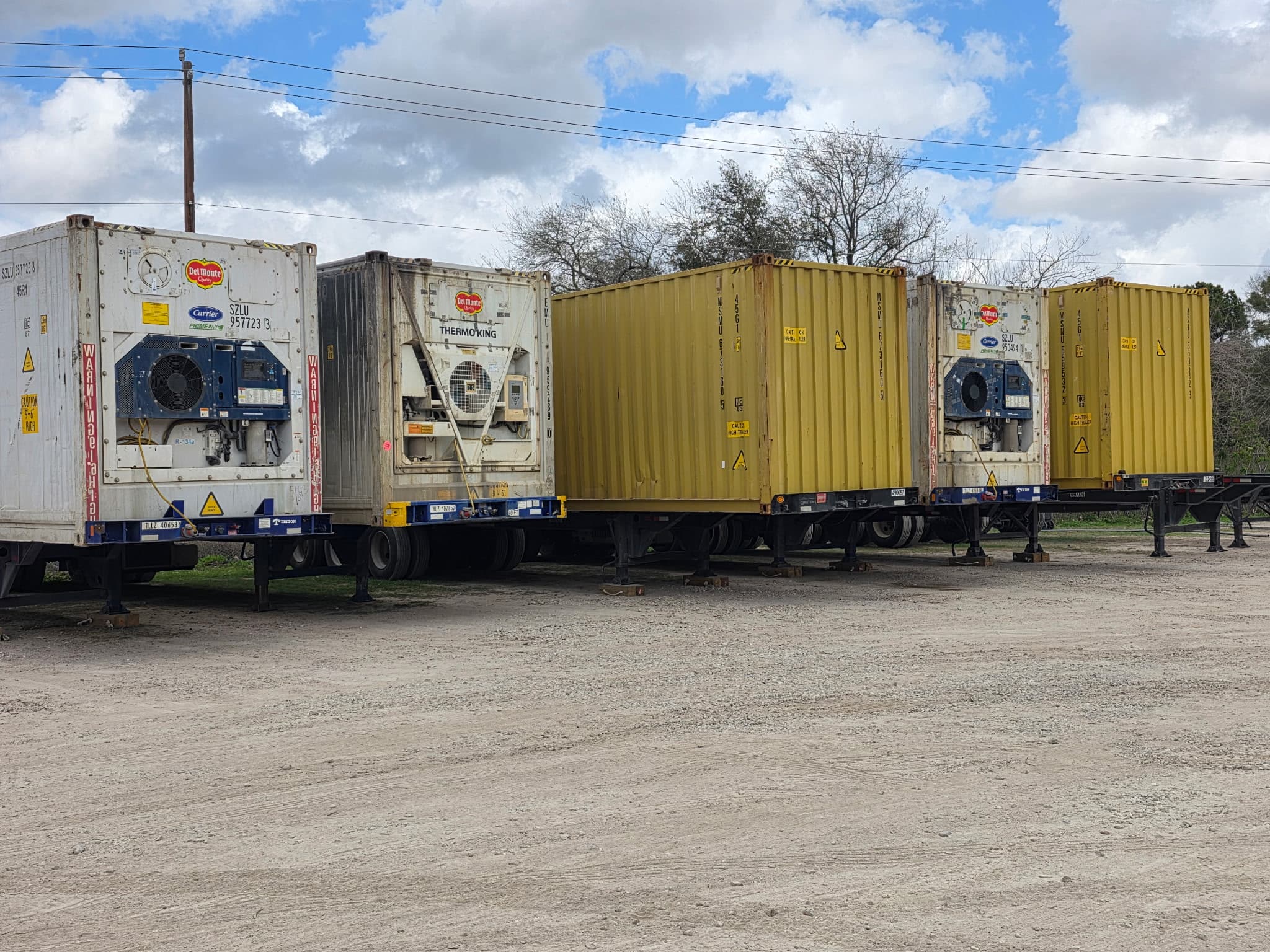 1 South Central refrigerated reefer trailers for Gulf Coast temperature-controlled freight